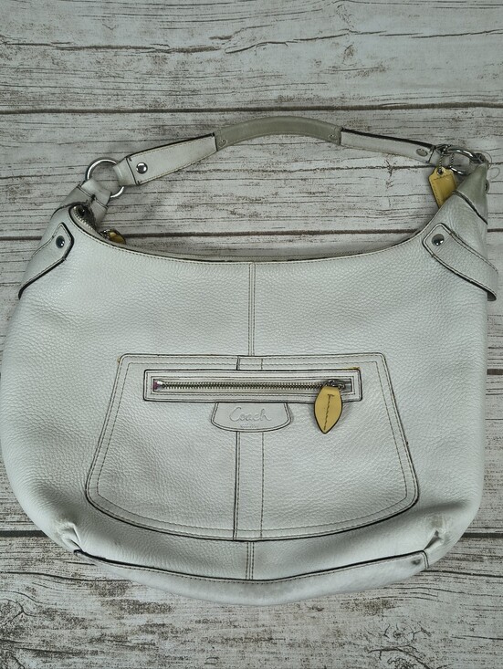 Coach Handbags - Coach Penelope cream pebbled leather shoulder bag J0882 13159